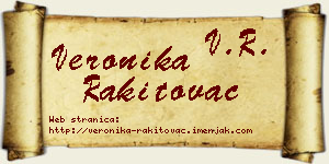Veronika Rakitovac vizit kartica
